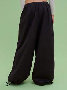 COUREZ 少女裤子 - 黑色 - 查看 3