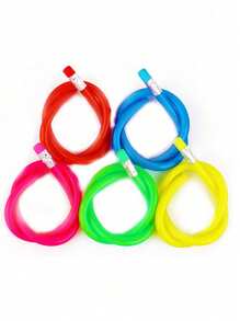 20 支灵活、可弯曲铅笔、彩色条纹弯曲铅笔（带橡皮擦）、礼物和派对装饰品（仅供成人使用） - 彩色 - 查看 6