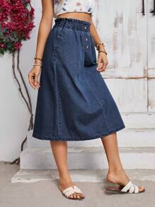 EMERY ROSE 女士时尚牛仔迷你裙，适合夏季