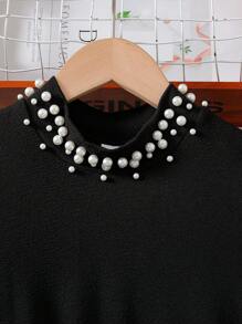 SHEIN Đầm suông in họa tiết đi làm hàng ngày cho bé gái, eo thắt - Nhiều màu - Xem 4