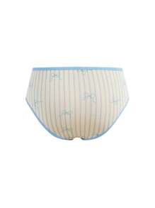 3pcs/Set Adolescent Girls Casual Colorful Triangle Panties, Underwear - Blue - View 5