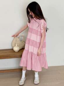 DAZY Vestido casual para niña preadolescente, Colección de otoño, Ropa de regreso a la escuela
