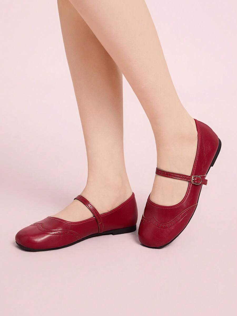 CUCCOO DOLLMOD Women's Casual Sneakers, White Thick Sole Fashionable Skateboard Shoes, Flat Bottom Sports Shoes - Red - View 1