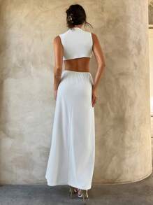 Aloruh Vestido sexy minimalista y moderno para ir al trabajo, adecuado para bodas