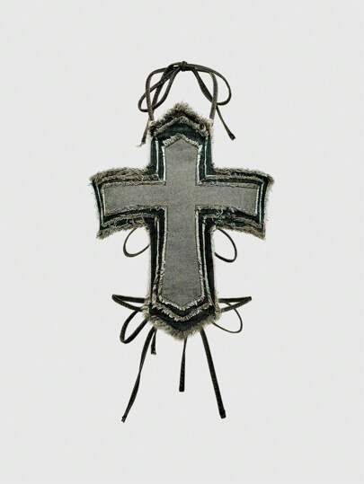 Grunge Punk Y2K Sexy Backless Cross Shaped Tight Fitted Vest Top