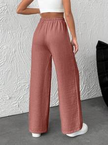 RueChic 女士松紧腰带阔腿裤