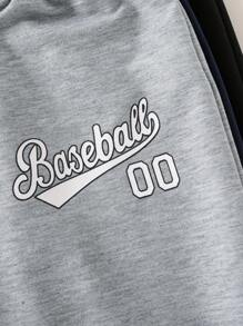 Set da 3 pantaloni jogger sportivi a righe per ragazzi adolescenti, adatti per abbigliamento sportivo e casual