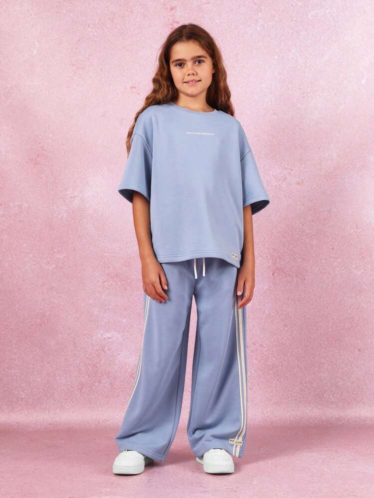 Oversized Self Love Studios T-Shirt Jogger Set