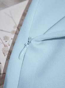 Franclia 女士日常两件套服装 - 淺色水洗藍 - 查看 5