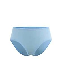 3pcs/Set Adolescent Girls Casual Colorful Triangle Panties, Underwear - Blue - View 10