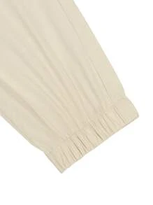 Manfinity Roughcore Men's Casual Jogger Pants With Multiple Pockets, Versatile Work Trousers, Jogger Cargo Pants Streetwear, Fall - Beige - View 7