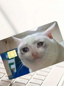 4 Pieces Ultra Thin Cat Themed Card Protector - Waterproof, Scratch And Slip Resistant Pvc Sticker For Credit And Key Cards Back To School - Multicolor - View 1