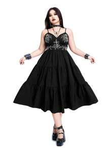 Whyspr Casual Punk Rave Coachella Plus Size Dresses