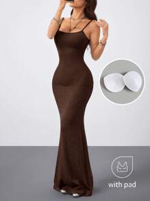 Coolane 女士春夏季节日风情日常穿着外出约会夜弹力长裙