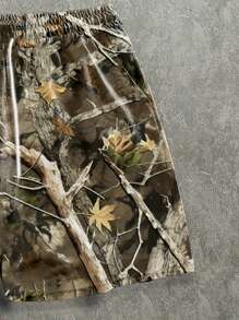 Manfinity Roghcode Men's Street Casual New York Letter Print T-Shirt And Shorts Set