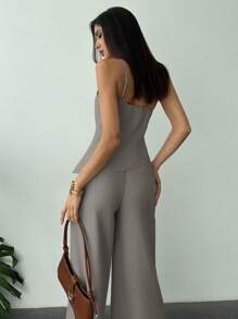 Firerie 女士日常两件套服装 - 灰色 - 查看 2