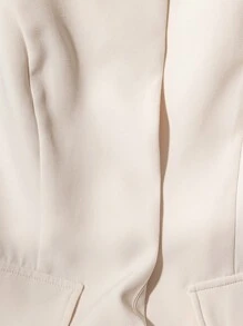 Franclia Women's High-End Elegant Commuter Fashion Waist Shirt - Apricot - View 4