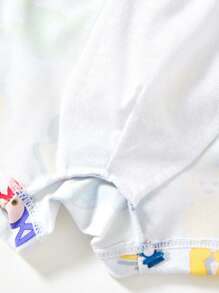 Teletubbies X SHEIN Young Boy Comfortable Cute Cartoon Pattern Underwear - Black and White - View 5