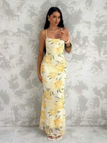 Glamine Women's Maxi Sexy Beach Chiffon Dress