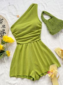 Soleia Mono asimétrico de verano para mujer, uso casual para brunch, Día de la Madre, graduación, iglesia, playa, festival de música, aeropuerto, té de la tarde