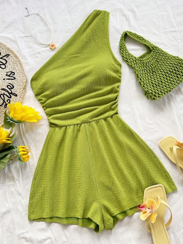Soleia Mono asimétrico de verano para mujer, uso casual para brunch, Día de la Madre, graduación, iglesia, playa, festival de música, aeropuerto, té de la tarde