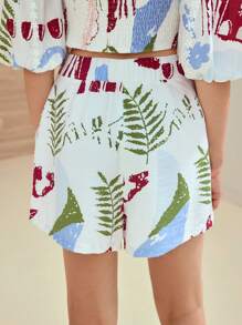 MOTF STUDIO CONTRAST GUIPURE LACE SHORTS - Multicolor - View 3
