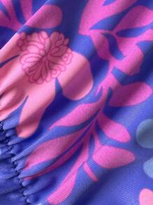Elavelle Bộ đồ bơi bikini gợi cảm dây mảnh, họa tiết hoa mùa xuân cho nữ, trang phục đi biển mùa hè - Nhiều màu - Xem 8