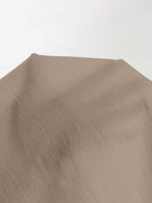 SHEIN LUNE Women's Woven Backless Casual Blouse For Summer