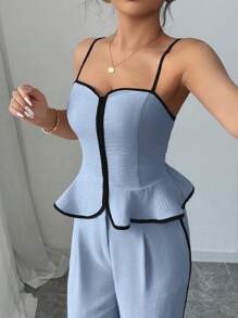 Elenzga Women Two Pieces Outfits For Daily Wear - Multicolor - View 4