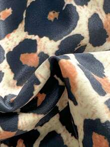 Swim Mod Women's Leopard Print Random Floral Spaghetti Strap High Cut Sexy Bikini Set - Multicolor - View 5