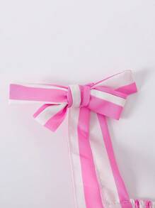 夏季女童休闲条纹连体裤