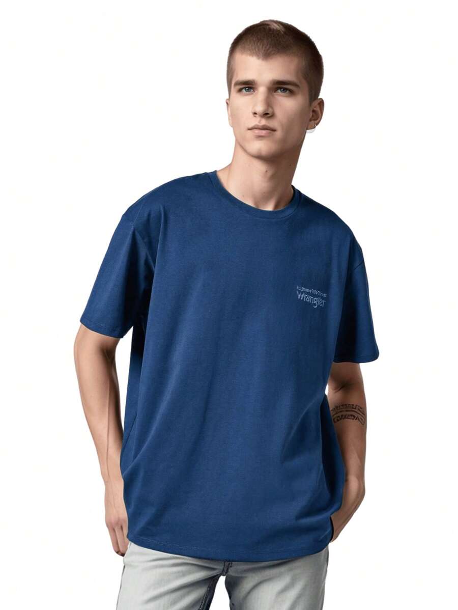 GRAPHIC TEE - Navy - View 1