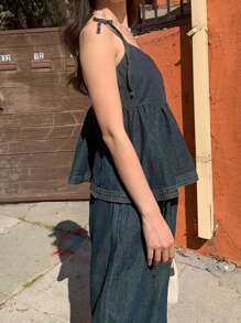 DAZY Damen Jeansoutfit, 2-teilig