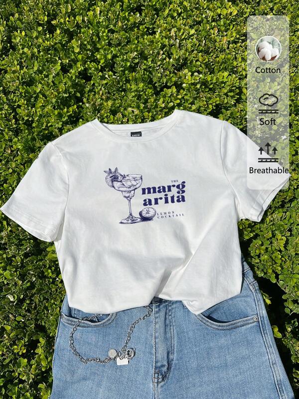 Tseoso Tricou de damă cu mânecă scurtă, cu mânecă scurtă, cu design minimalist minimalist, casual
