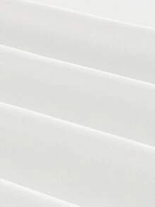 SHEIN PETITE 2 件女士简约舒适褶饰抹胸文胸套装