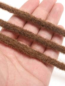 Crochet Human Hair Knotless Braids 4-12 Inch Options 0.6cm Diameter 10 Strands 100% Human Hair Dreadlock Extensions For Man/Women Hair Extensions Halloween Costumes - S5 - View 6