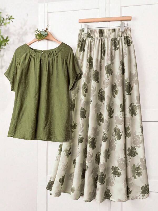 Rusticease Women Two Pieces Outfits For Daily Wear