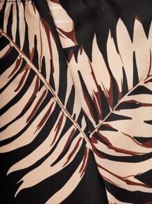 SHEIN Leap Crew Babygirl 可爱花卉印花吊带背心和松紧腰长裤套装，夏季度假 - 彩色 - 查看 6