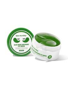 SlowSunday 芦荟舒缓眼膜，30对装，眼贴，韩国护肤，芦荟提取物和透明质酸钠，淡化眼袋，改善黑眼圈，紧致肌肤，提亮眼周轮廓，适合冬季、护肤、Y2K、新年、情人节、斋月、斋月聚会及送礼，派对理想之选 - 綠色 - 查看 7