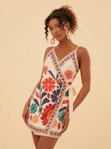 Travachic Women's Summer Boho Dress Floral Print Wrap With Knot Sleeveless Casual Dress Summer Dresses For Women Sun Dresses Beachwear Summer Dresses For Women Summer Dress Beach Outfits For Woman Summer Dress Rave Outfits Festival Vacation Outfits Woman Nashville Outfits Easter Dress Summer Dresses Spring Dresses For Women Mommy And Me Matching Outfits (Sold Separately)