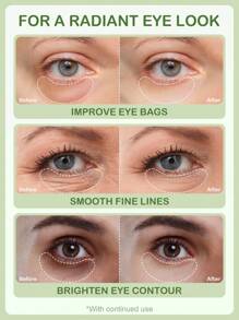 SlowSunday 芦荟舒缓眼膜，30对装，眼贴，韩国护肤，芦荟提取物和透明质酸钠，淡化眼袋，改善黑眼圈，紧致肌肤，提亮眼周轮廓，适合冬季、护肤、Y2K、新年、情人节、斋月、斋月聚会及送礼，派对理想之选 - 綠色 - 查看 2