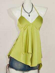 SHEIN ICON 宽松下摆吊带背心，夏季时尚