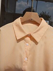 SHEIN Unity Women Two Pieces Outfits For Daily Wear - Yellow - View 4