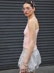 COUREZ Asymmetric Cami Top /Winter Tops Going Out Tops Casual /Y2K Sexy