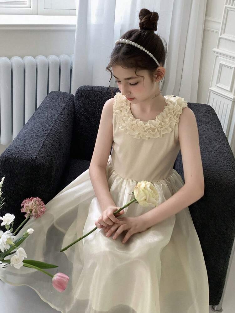 Girls Summer Sleeveless Dress,Back To School Clothes