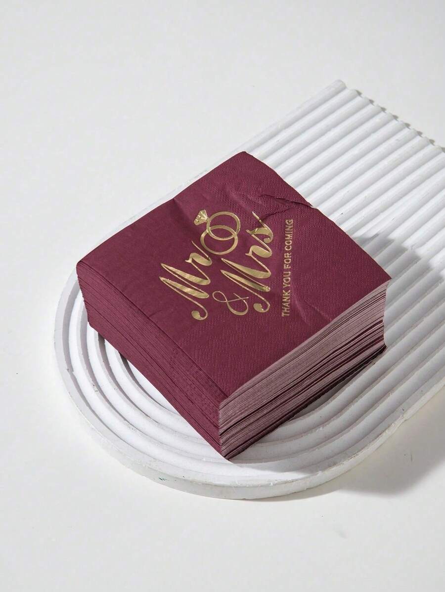 SHEIN 5/16/25/50/100 piezas de servilletas de boda desechables elegantes y lujosas con soporte de servilleta de bambú, servilletas de cóctel con estampado en caliente, servilletas de lámina dorada brillante, 3 capas, decoración para fiestas, bodas, restaurantes, banquetes y festivales, tamaño (25x25cm/9,8x9,8 pulgadas) Estilo inglés, servilletas de boda ligeras, lujosas y elegantes, suministros de boda para decoración
