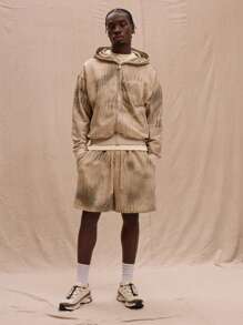 Musero 图案印花拉链连帽运动服上衣仅限春夏街头风格复活节假期 - 彩色 - 查看 4