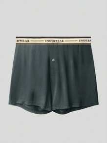 Snug Zone Men's Minimalist Letter Elastic Waist Briefs ,3 Pcs - Multicolor - View 5
