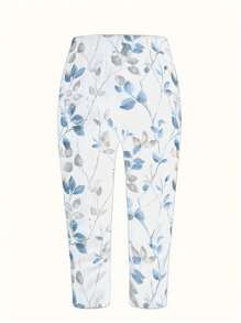 EMERY ROSE K9408 Split Knee-Length Pants, Fashionable And Suitable For Summer