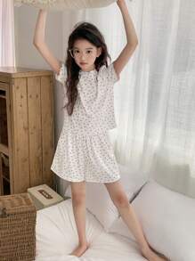 DAZY Tween Girl Fall Loungewear, Back To School Clothes - White - View 2